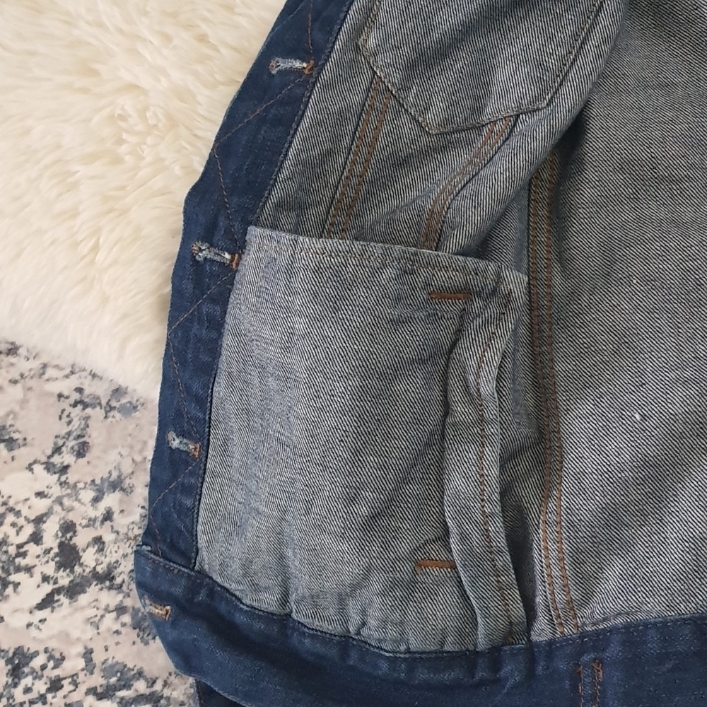 Madewell Trucker Jean Jacket Womens XS Blue Denim 100% Cotton - Picture 7 of 11